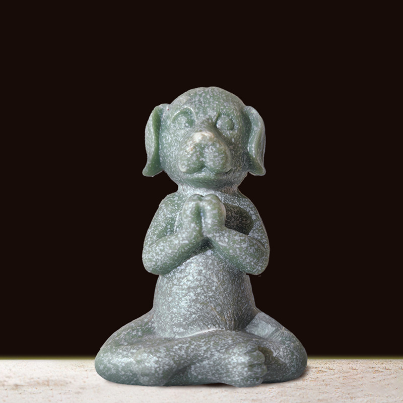 Popular Estatua de Buda del Sudeste Asiático, Buda Sentado con Espíritu Zen, Adorno de PVC, Artesanía Creativa, Decoración para Sala de Estar, en Existencia.