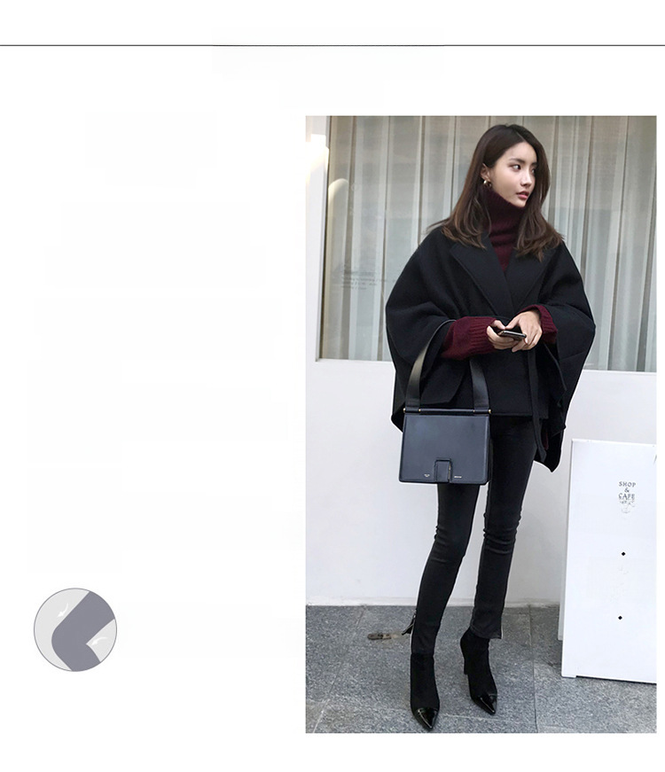 Wollmantel Damen Winter 200kg Neujahrstag Kriegsmantel Mantel lang locker Schnürschal Cape gepolsterter Mantel_voghion.com