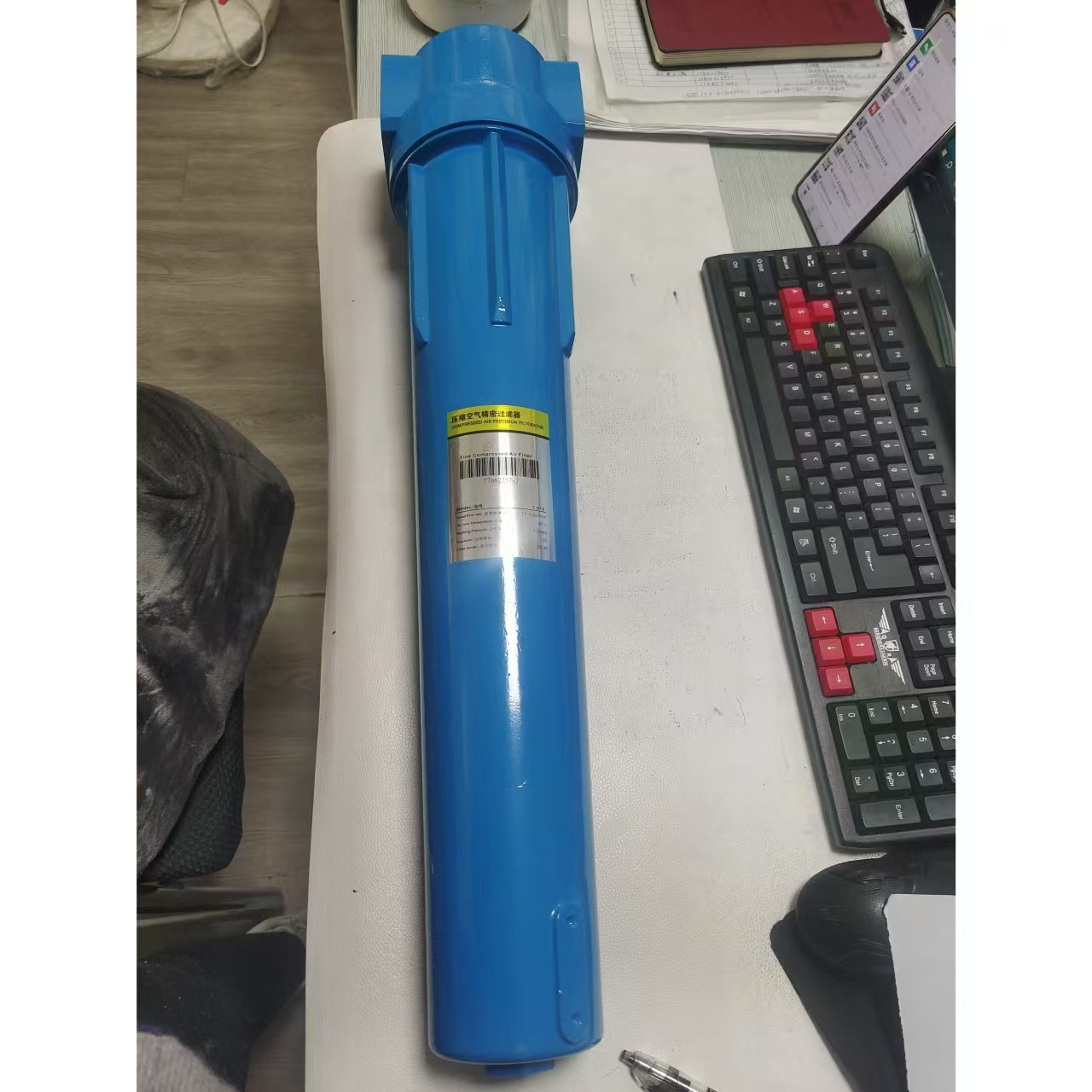 青 岛压缩空气精密过滤器035/060/010空压机冷干机三级油水分离器