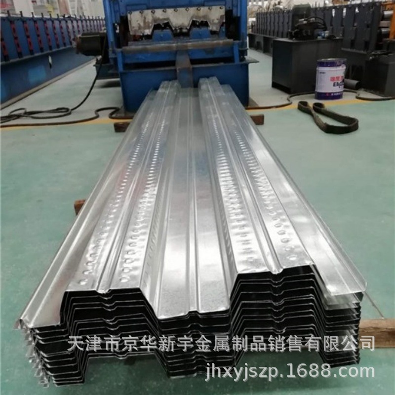 冷弯型镀锌楼承板开口闭口建筑用楼层板二层免浇筑楼承板厂家批发