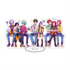 K-POP：猎魔女团 亚克力大立牌 KPop Demon Hunters 亚克力摆件