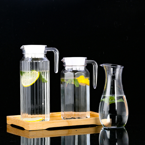 Wholesale PC Acrylic Pitcher for Commercial Use: Large-Capacity Water Jug, Cool Water Pot, Tea Kettle, and Brewing Pot for Restaurants, Hotels, and Bars