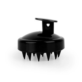 Peine de masaje con dientes cónicos para limpieza del cuero cabelludo, cepillo de masaje con cabeza de goma suave para adultos, especial para lavar el cabello y limpiar la cabeza.