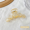 Big advanced crab pin, brand hairgrip, hairpins, acrylic hair accessory, shark, high-quality style, South Korea, wholesale