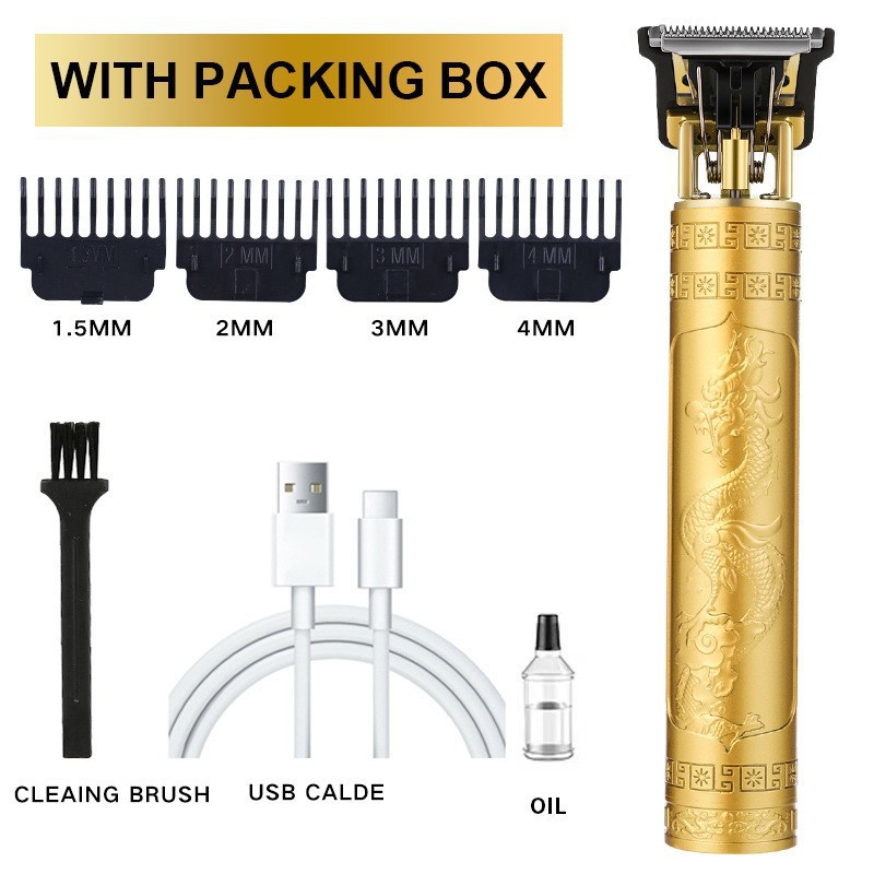 Transfronterizo T9 cortador de pelo eléctrico empujador cabeza de afeitar artefacto cabeza de aceite esculpida barbería cuchilla de afeitar eléctrica empujador al por mayor