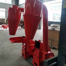 农作物秸秆粉碎机 蛋鸡玉米饲料粗碎机 小麦牧草打糠机输送带进料