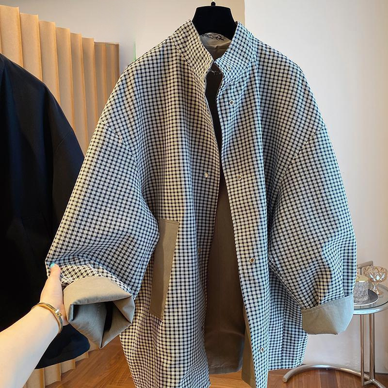 Extra Large Size 150kg High-End British Style Double-Sided Windbreaker Jacket for Women Medium-Long Style Outwear