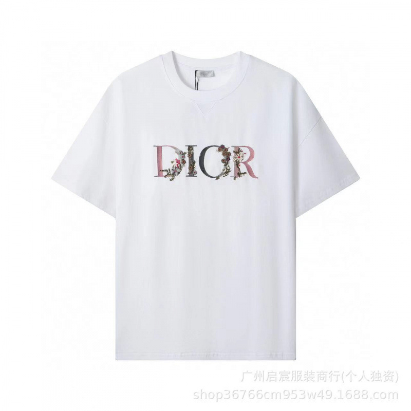 跨境家高品质圆领宽松短袖男女款休闲时尚百搭恤包邮批发一件代发|undefined