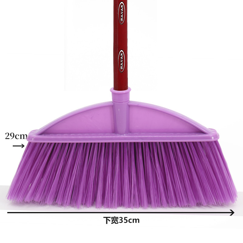 연꽃 실크 보라색 나무 기둥이있는 단단한 머리카락 4 줄