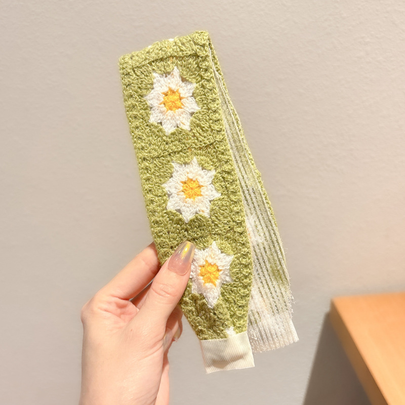 Sen sistema de punto flor fresa velcro para niñas y niños acabado de cabello correa de cabello sensación de alto nivel lavado de la cara brocha de cabello