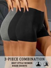 W 66300 Seams High Waist Quick Dry Yoga Shorts �W���o�p�