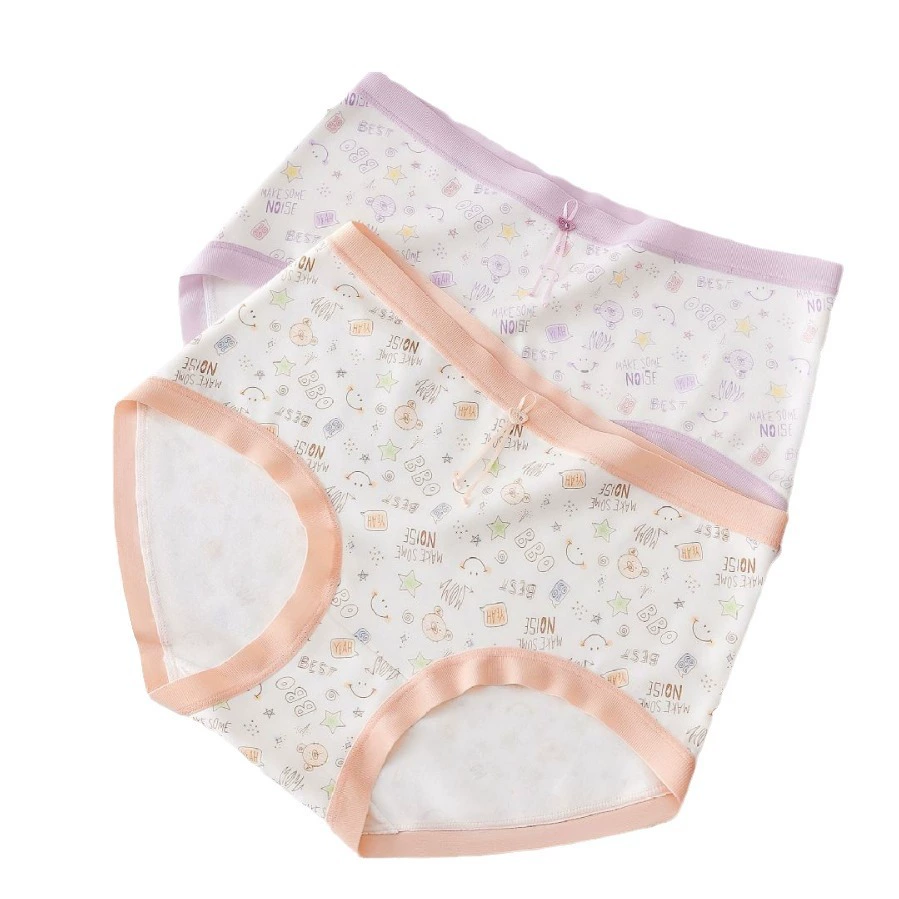 洢诺丽人 Underwear, fresh elastic trousers, comfortable breathable pants, mid rise