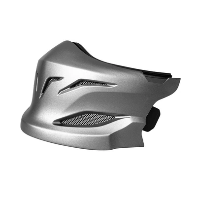 Anchi Helmet — Dəbilqə (Kaska) aksesuarları - 856-metallic-gray-front-mouth
