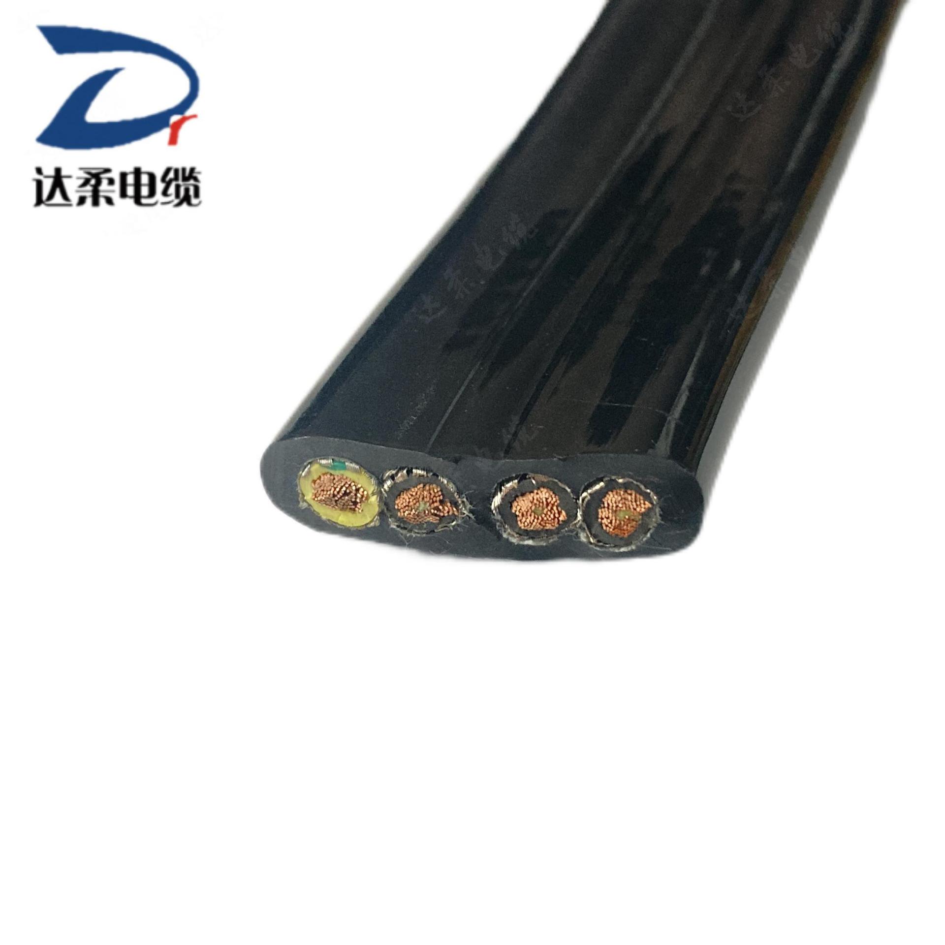 达柔牌耐高温扁平电缆硅橡胶柔软抗拉YGCB YGGB-3*120 工厂直销