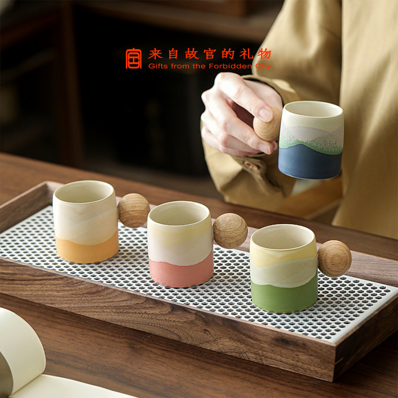 故宫文创千里江山茶杯礼盒套装送老外客户领导长辈生日伴手礼|undefined