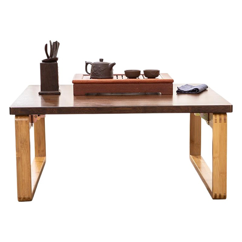 Venta directa de fábrica plegable cuadrado engrosado mesa de tatami japonés casa baja mesa de comedor ventana de la Bahía pequeña mesa de té