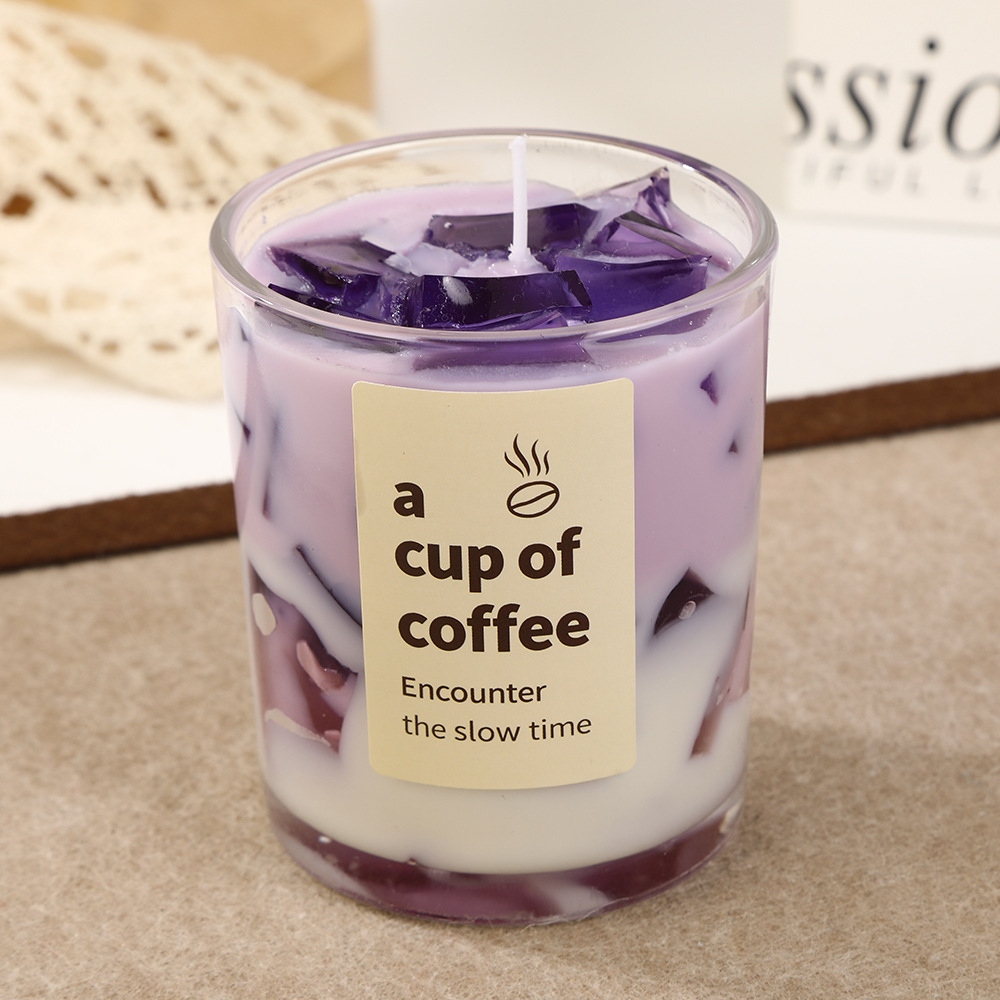 Candela de café banana al por mayor creativa doméstica inviento atmósfera alta sensación de perfume velas adornos regalos transfronterizos