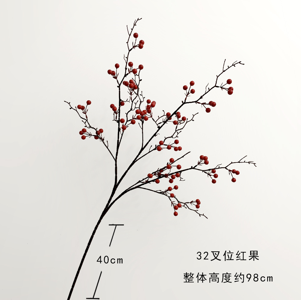 32 포크 붉은 과일