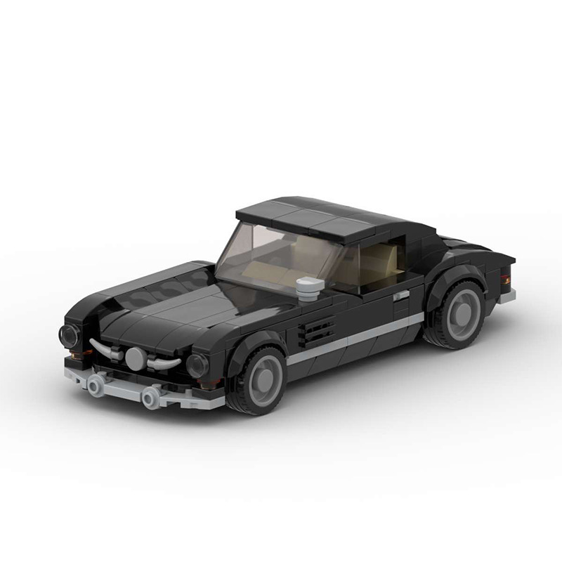 MOC building blocks compatible with Lego 94686 Mercedes-Benz 300SL speed champion speed8 grid car