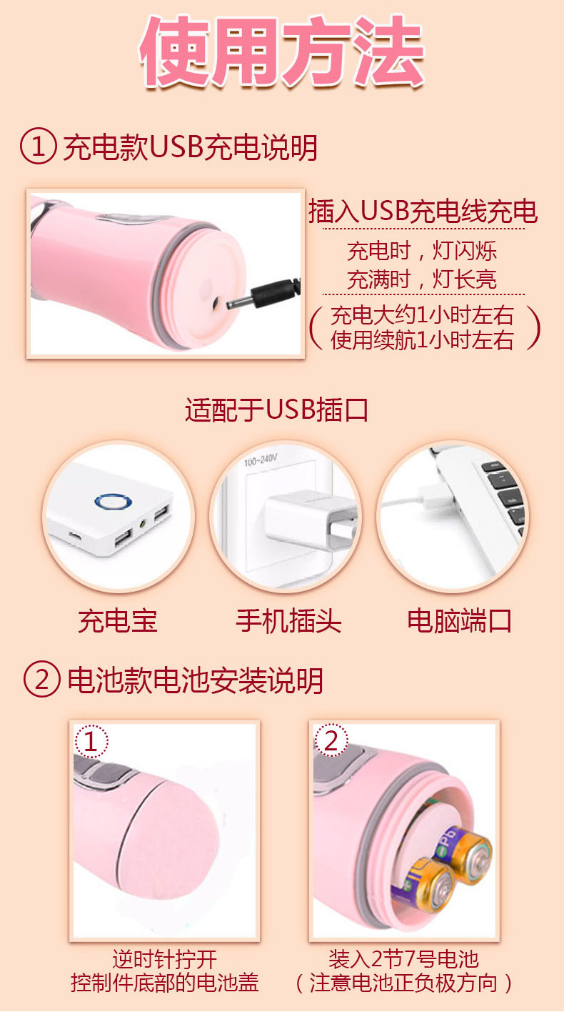 Tongue-Licking Triple-Head Rabbit Vibrator, Multi-Frequency Rechargeable Handheld Massager for Women and Couples — detail image 14