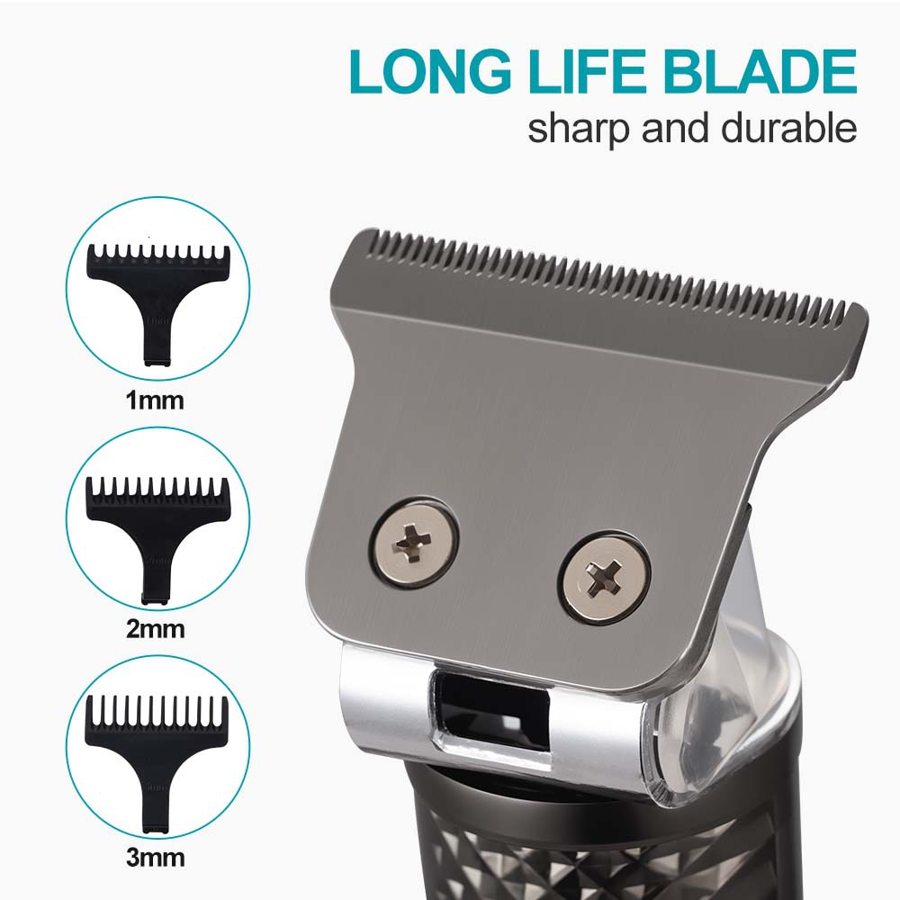 Ganadora estrella transfronteriza interfaz de TYPE-C aceite eléctrico cabeza de pantalla eléctrica Clipper portátil eléctrico tijeras de peluquero traje