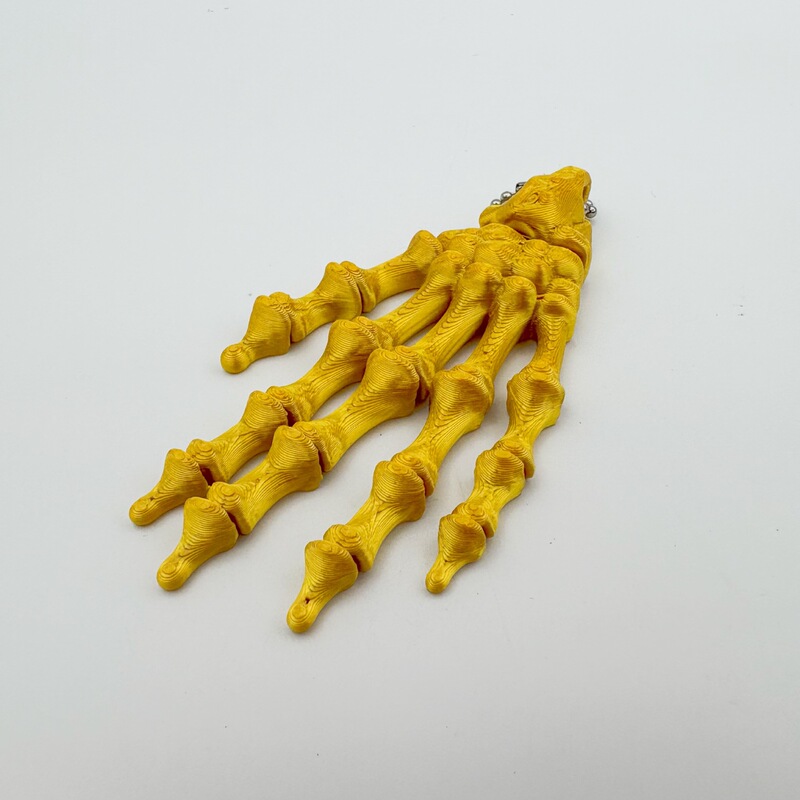 国境を越えたホットセール 3D プリントスカルパームキーホルダー減圧おもちゃハロウィン装飾トリック小道具装飾品|undefined