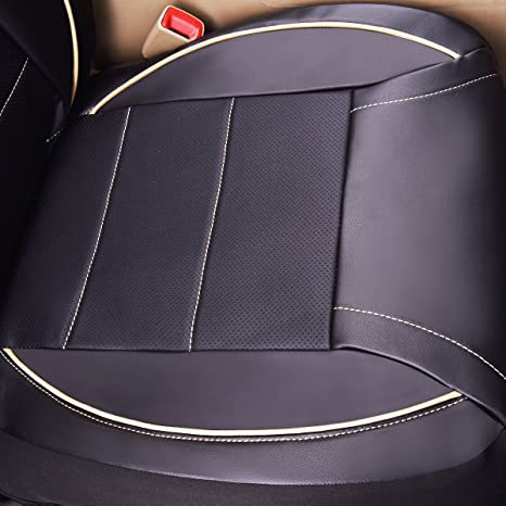 Cross-Border Foreign Trade Car Seat Covers Pu Leather Faux Leather Single-Needle Pull Strip Leather Export to Europe, America, and the Middle East Universal