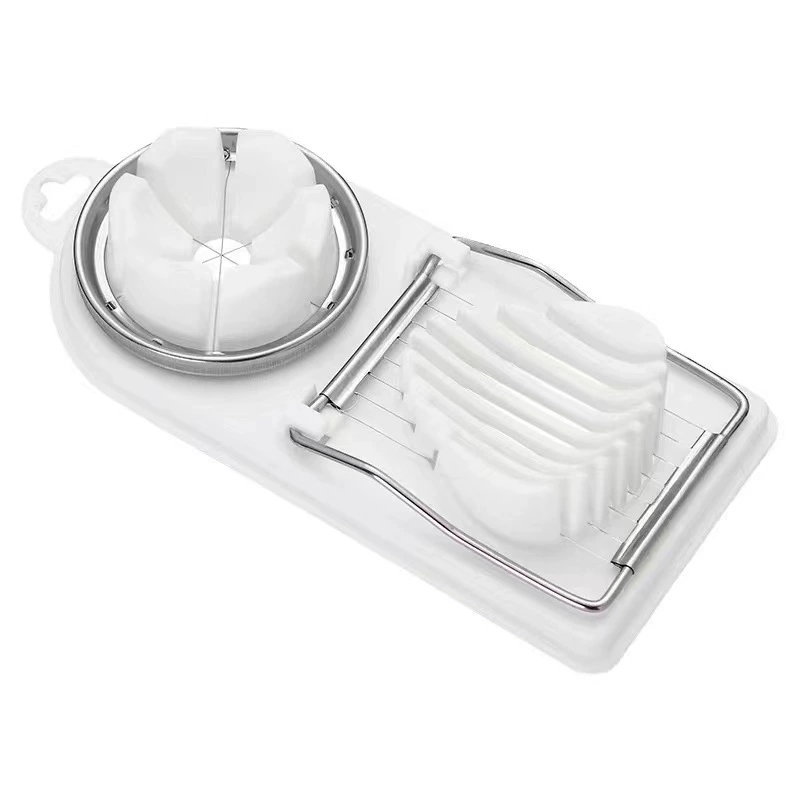 Два в одном резка яйца Multifunctional egg slicer семейный нарезчик для яиц модная нарезка из нержавеющей стали