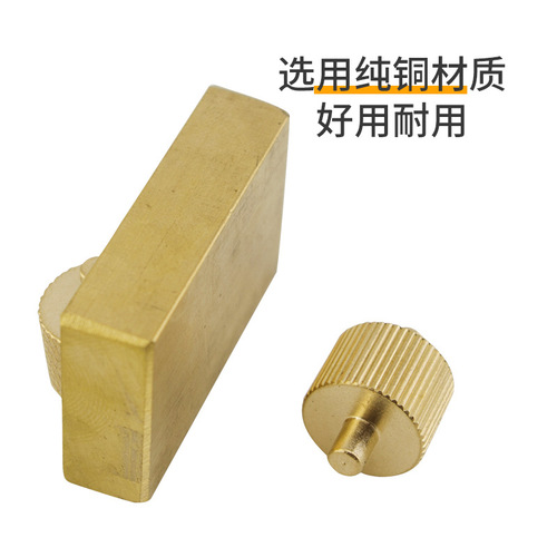 Copper Mini Edge Oil Box New Bucket Edge Oil Pen Leather Edge Treatment DIY Leather Tools Supply