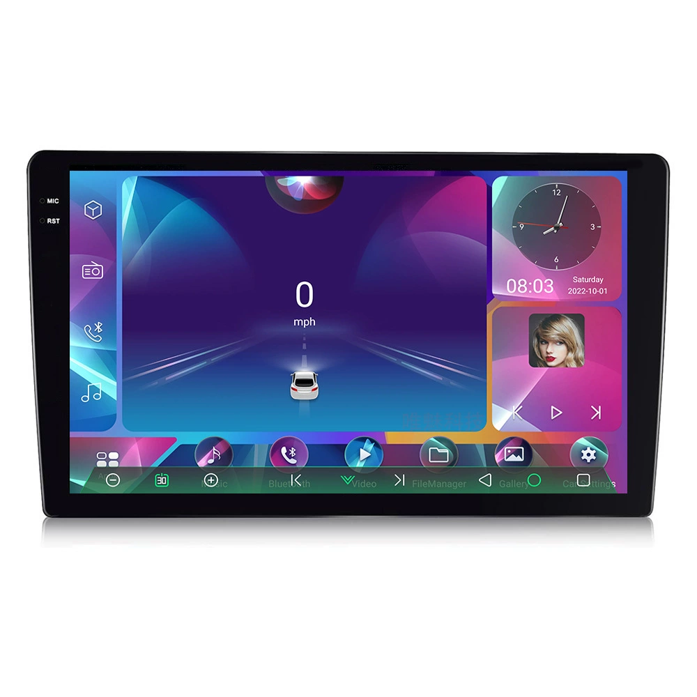 Модифицированный автомобильный аудиосистема Qualcomm, цельнометаллический комплект с декодированием звука DSD 9inch 10inch Разнообразие модификации центрального управления автомобиля