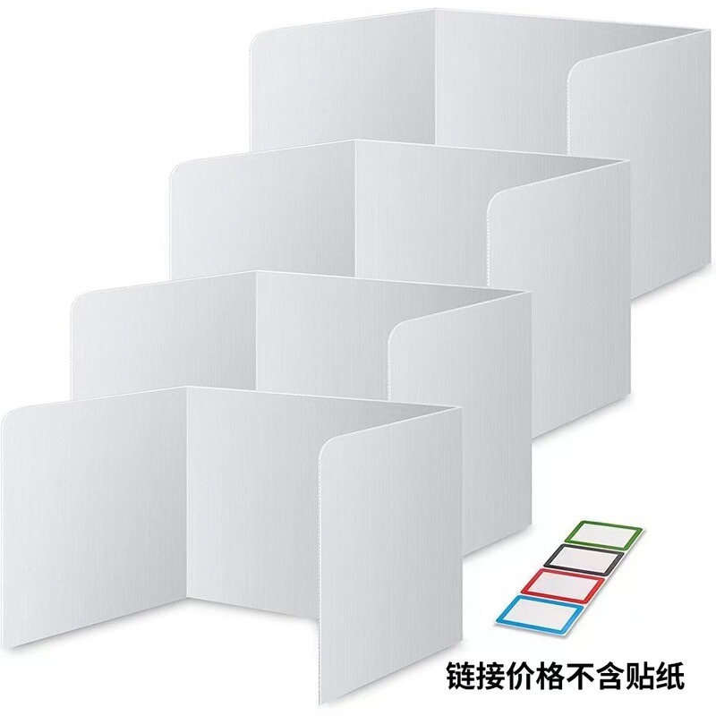 in stock Amazon classroom privacy baffle desk divider desk divider easy to clean waterproof