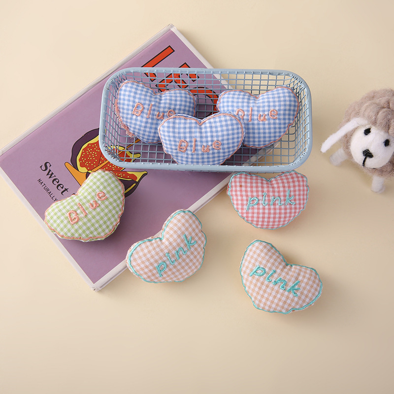 Plaid Love Cartoon Plush Animal DIY Accessories Decorative Accessories Shoes and Hats Clothing Socks Hair Accessories
