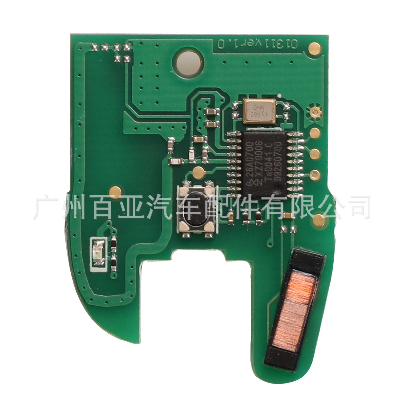 Suitable for Renault 1 key straight plate remote control car key 433MHZ PCF7946 chip
