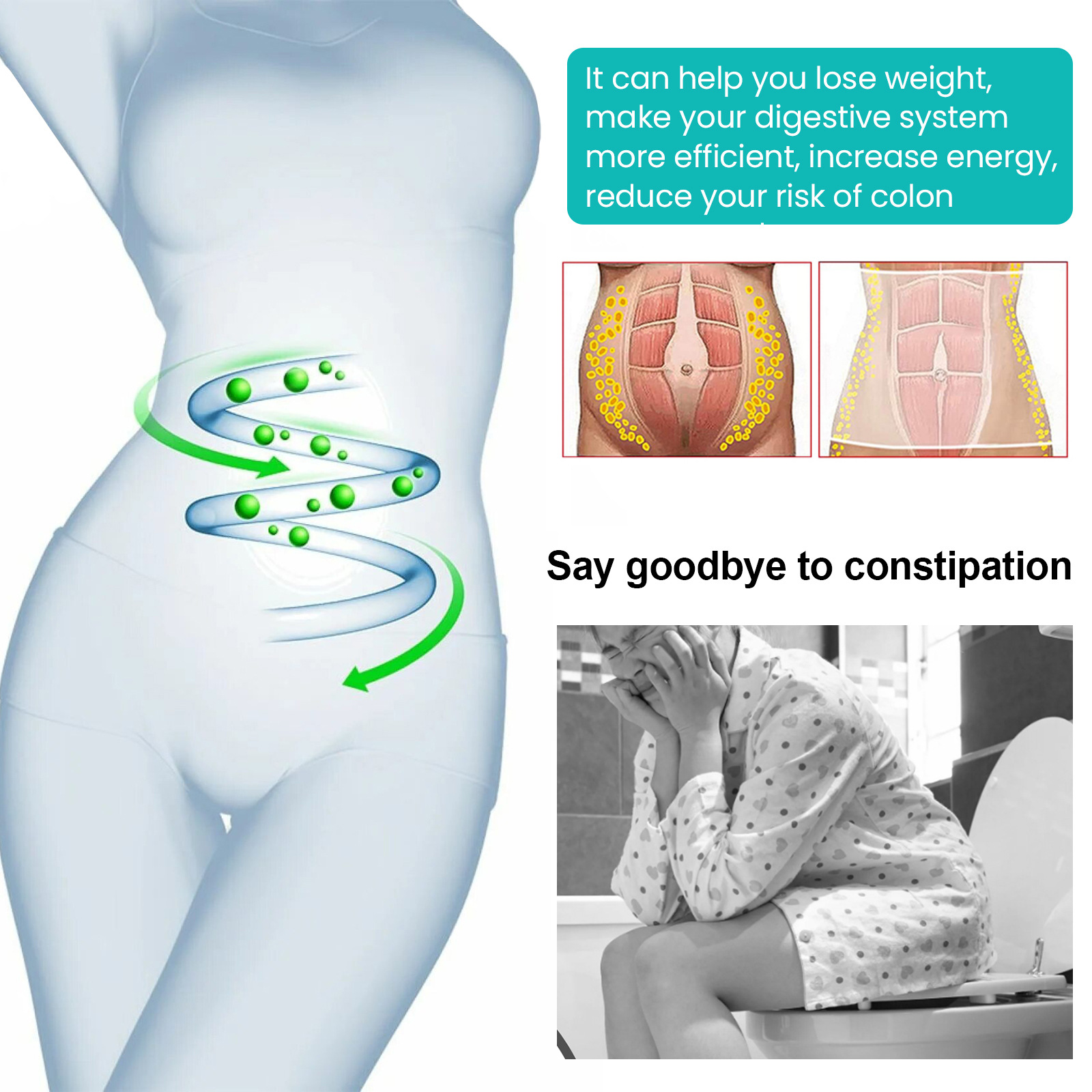 EELHOE Aromatherapy Toner Firming Thigh Waist Soothing Body Shaping Cool Mint Flavor Nose_voghion.com