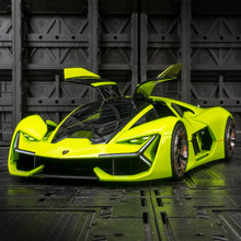 比美高18-21094仿真兰博三千年Terzo Millennio合金跑车模型摆件