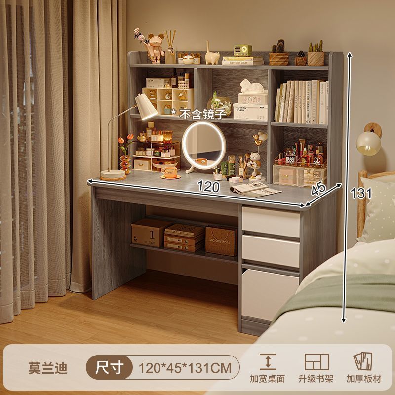 Nuevo escritorio de madera sólida estante en una librería combinada escritorio de escritorio de escritorio de escritorio dormitorio estudiantes simples