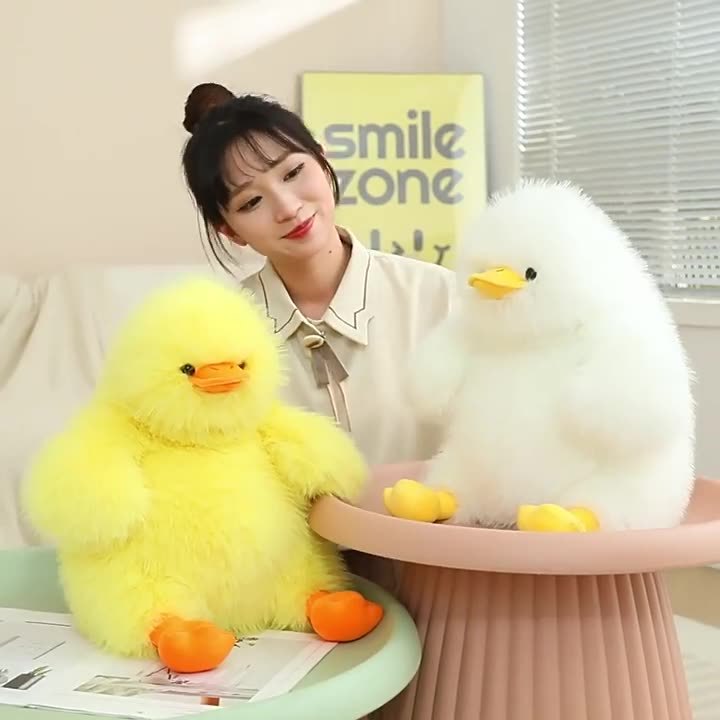 Juguetes de peluche, muñecas de dibujos animados lindas, popularidad en línea, almohada, pato, muñecas de peluche, regalos al por mayor.