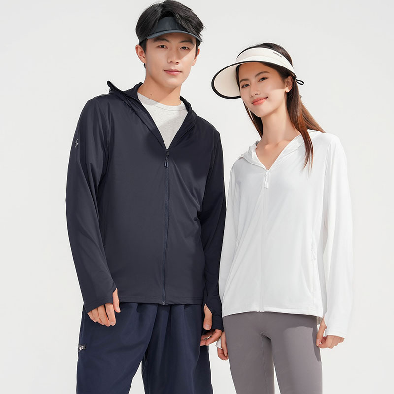 Camel Same Ice Silk Sun Protection Clothing Men's Skin Clothing Women's Summer Thin UV Protection Cardigan Couple's Sun Protection Clothing