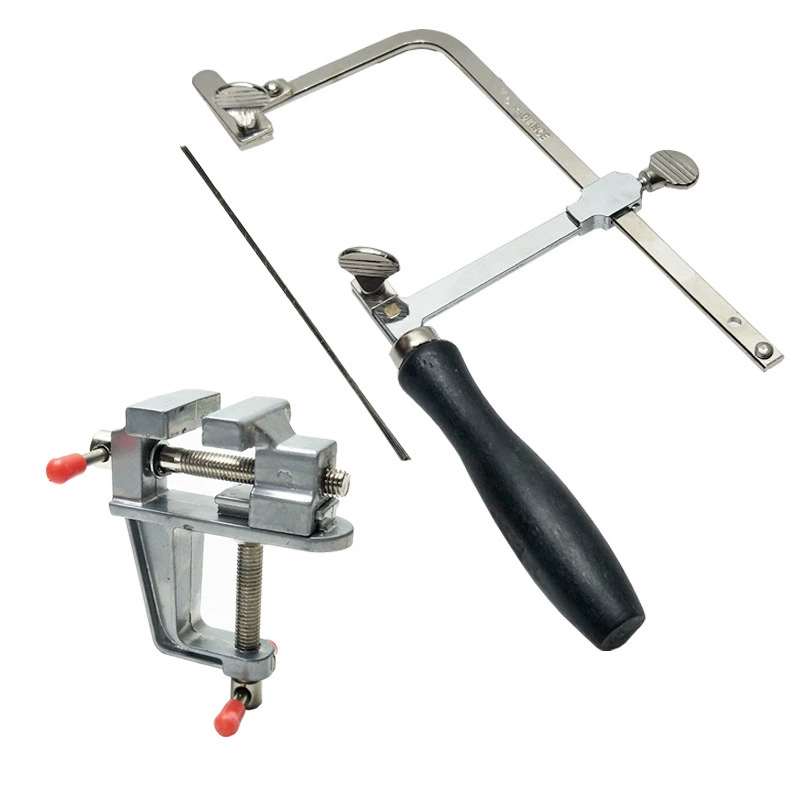 Черная Ручка Ручная Пила Лезвие Лезвия Лобзика Малая Тяговая Пила Мини Проволочная Пила U Проволочная Пила DIY Модель Пила