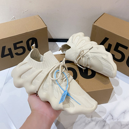 Couple flying knitted socks shoes for women and men 2024 spring new Korean style breathable sports and casual shoes Octopus running shoes