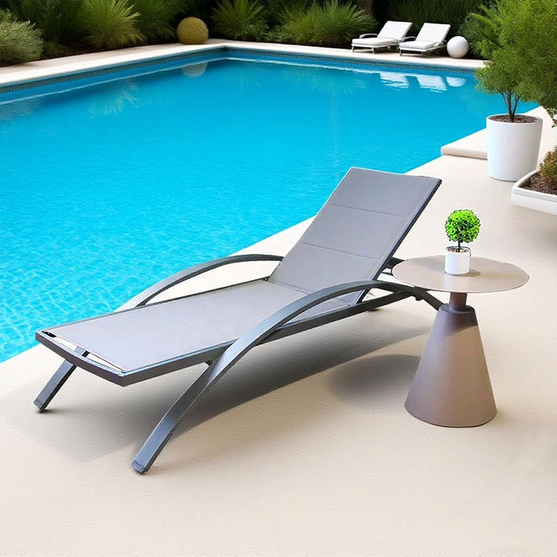 Silla al aire libre Residencia patio piscina silla de playa silla de ocio a prueba de agua protección solar villa nórdica silla de playa jardín