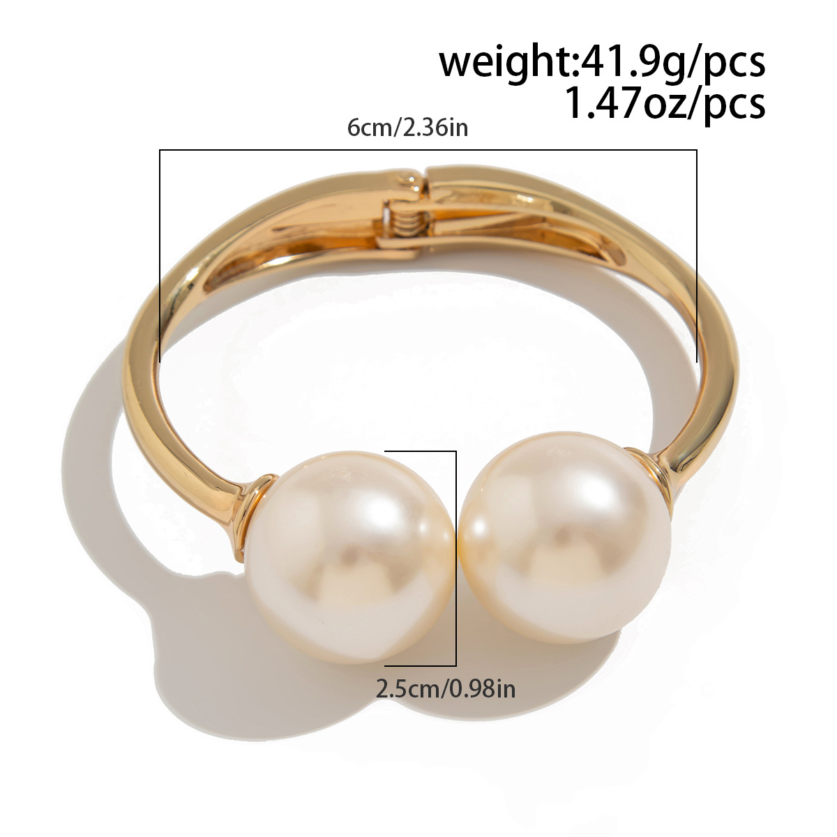 12g Weight Imitation Pearl Inlay Material Rings, Bracelets Classification 1 Piece Quantity Casual, Party, Street Occasion Alloy Material Solid Color Pattern All Seasons Season Women's Gender Inlay Design Cool Style, IG Style Style Gold, Silver Color Cool Style IG Style Solid Color Alloy Inlay Imitation Pearl Women's Rings Bracelets 11
