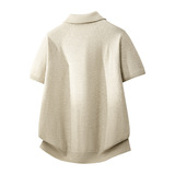 ZF8109-3D潮牌海鸥领针织短袖T恤简约时尚cleanfit透气上衣，男装针织衫/毛衣，星座614