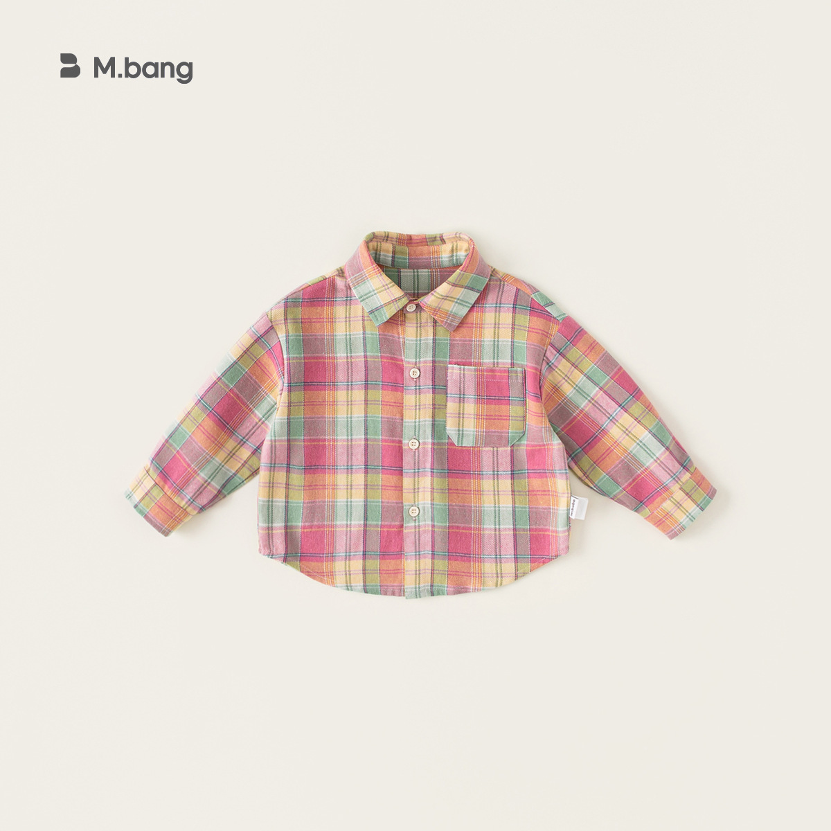 Yoobao ropa infantil camisa de niña de otoño nueva camisa de niña coreana de manga larga camisa a cuadros cardigan