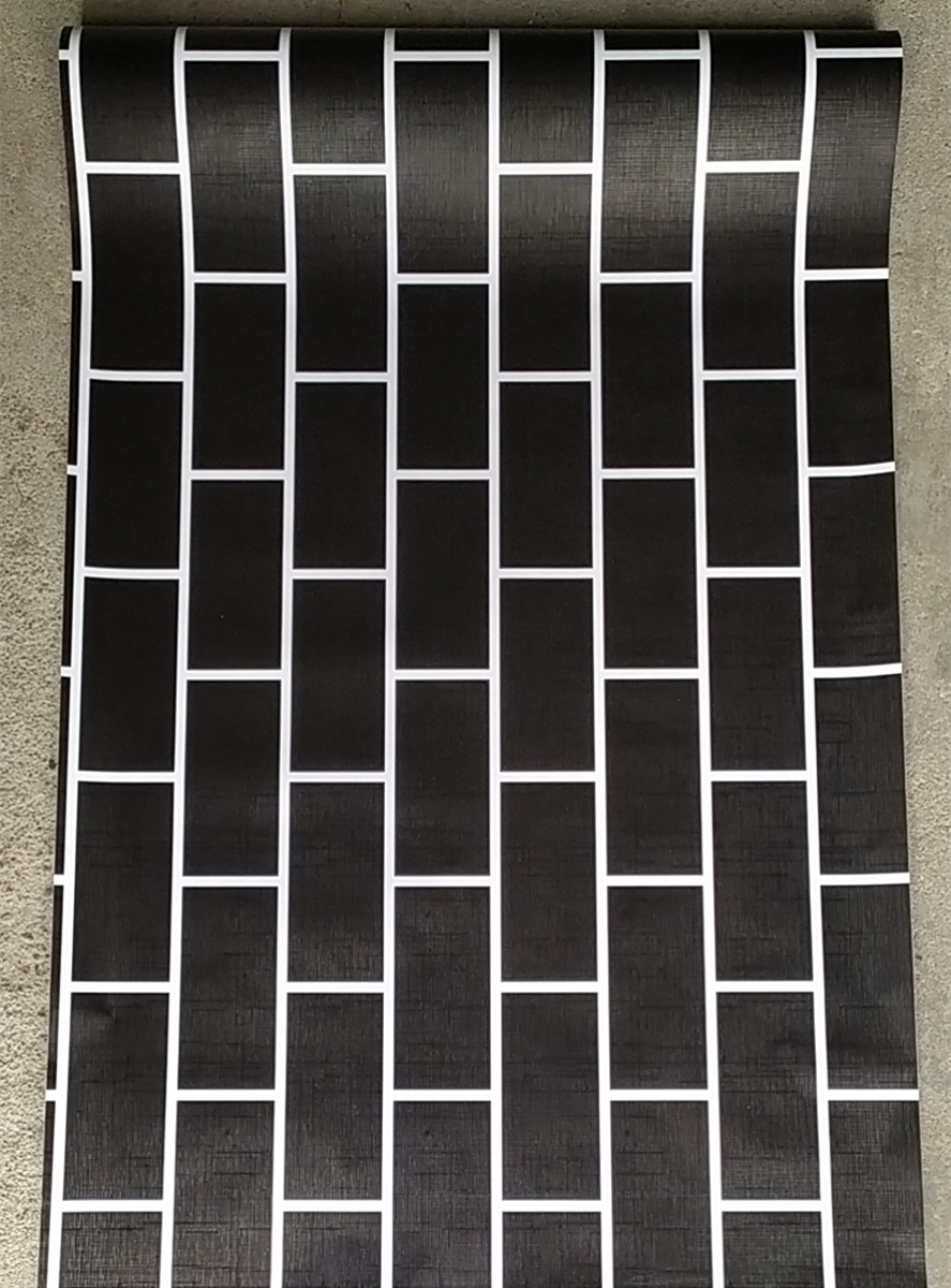 Self-adhesive wallpaper wall tiles self-adhesive wallpaper backing glue anti-brick retro bamboo TV back glue wall renewal 60 wide 10 meters