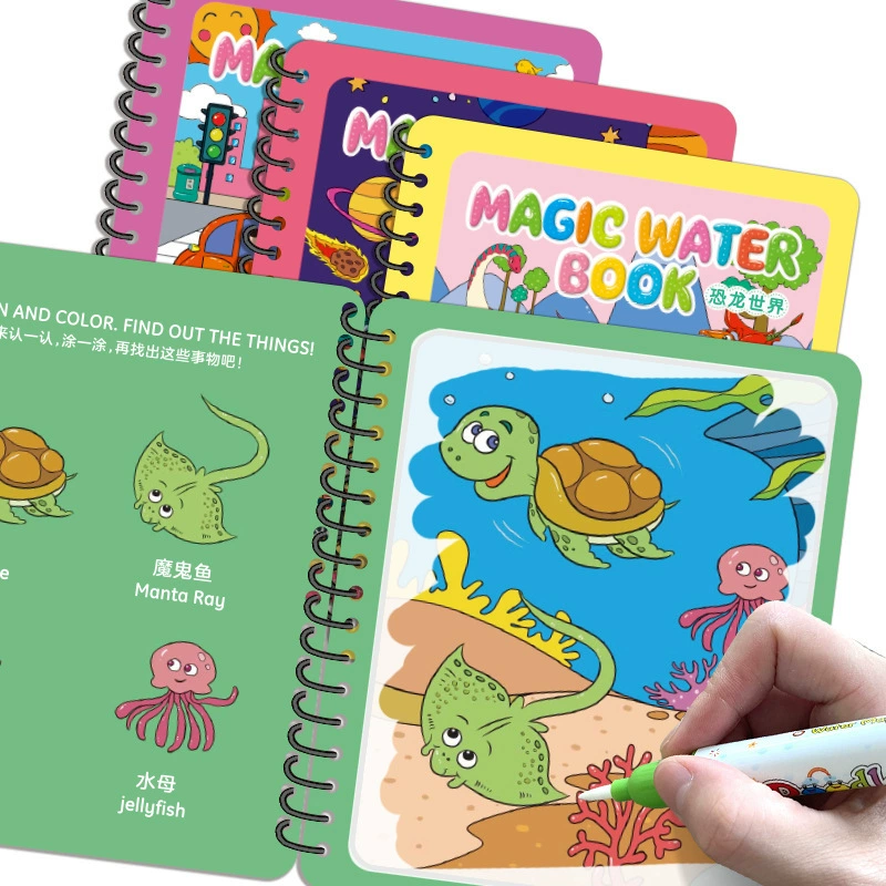 Amusing magic book with pictures, toy, photoalbum, handmade, graffiti