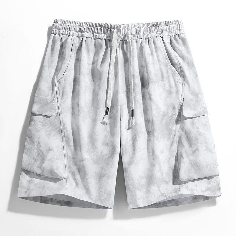 Cross-Border Wholesale Camouflage Shorts Men's Summer American Retro Sports Workwear Pants Trendy Brand Loose Straight Casual Pants