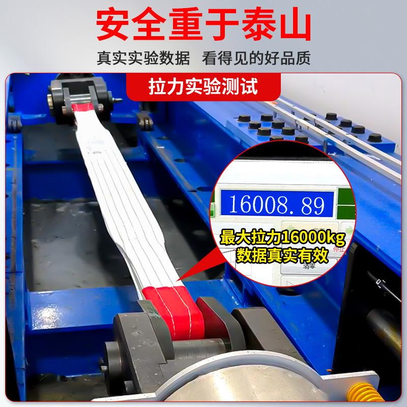 吊装带绳子起重吊带国标扁平工业行吊车吨加厚叉车吨汽车拖车绳