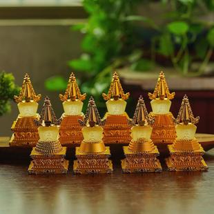 Glass Stupa Ornaments and Offerings Can Be Used to Hold Small Bodhi Towers for Home Decoration and Pagoda Gifts