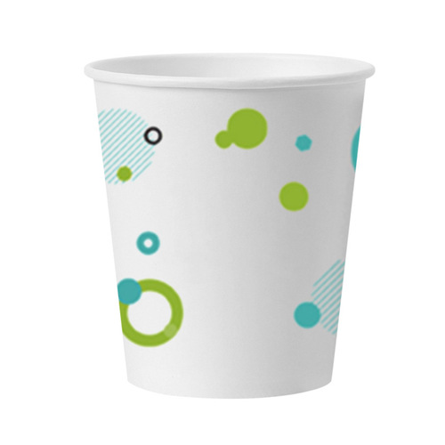 Small bubble disposable cup paper cup thickened and durable household commercial office cup coffee cup drop shipping